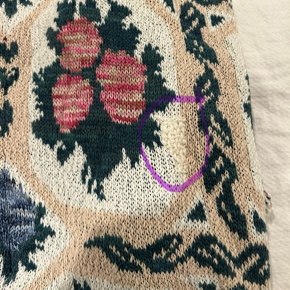 Anthropologie floral cocoon cardigan xs/s - Picture 10 of 10